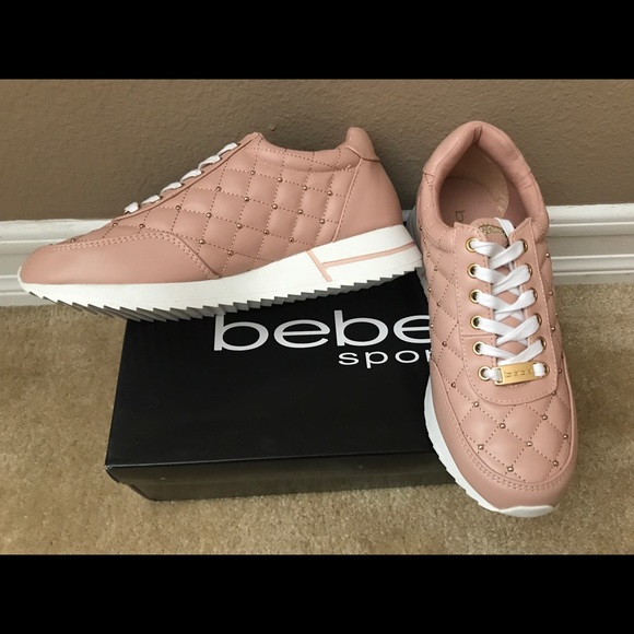 Bebe Sport Barkley Lace Up Sneakers Pink - Picture 5 of 7